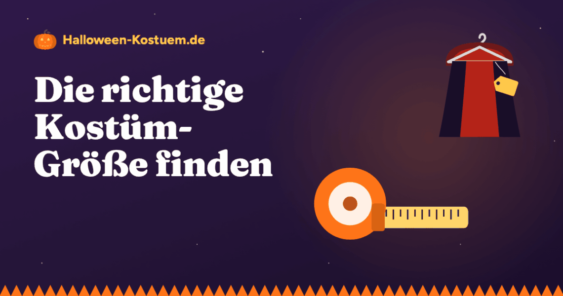 Illustration: Maßband und Umhang auf dem Kleiderbügel
